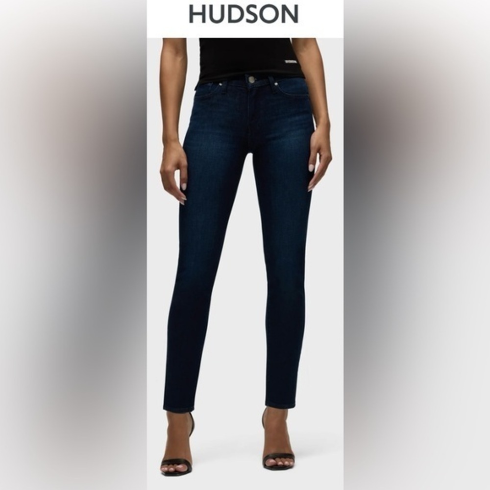 UEC HUDSON  BARBARA SUPER SKINNY ANKLE JEAN LOS ANGELES SZ 24 WASH-Rescue